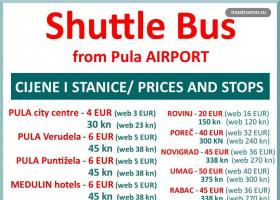 Аэропорт пула в хорватии Поезд из аэропорта Пулы до других городов Хорватии