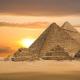 Maravilhas do mundo.  Pirâmides de Gizé.  As grandes pirâmides egípcias das pirâmides de Gizé são uma das sete maravilhas do mundo